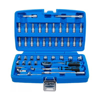 Zestaw kluczy nasadowych napęd 6,3 mm (1/4")  46 elementów