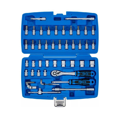 Zestaw kluczy nasadowych napęd 6,3 mm (1/4")  46 elementów