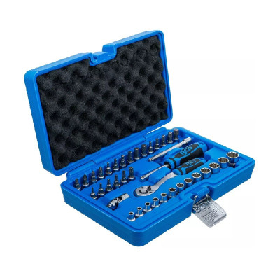 Zestaw kluczy nasadowych Gear Lock  napęd 6,3 mm (1/4")  38 elementów