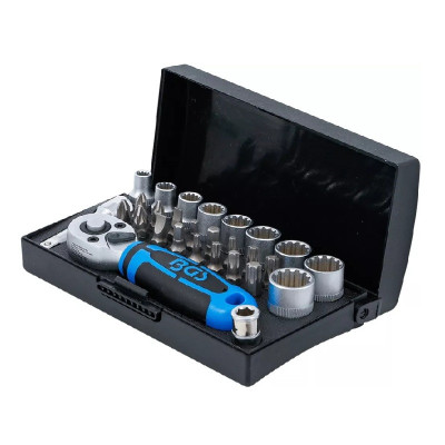 Zestaw kluczy nasadowych  napęd 6,3 mm (1/4")  28 elementów