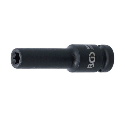 Nasadki 1/2'' profil E Torx kute długie