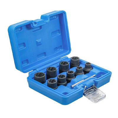 Zestaw nasadek o profilu spiralnym 1/2" zakres 10 - 19 mm